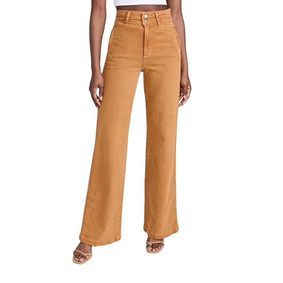NWT Joe's Womens Allana Wide Leg Jeans High Rise Vintage Stretch Almond Size 26 - Picture 1 of 9